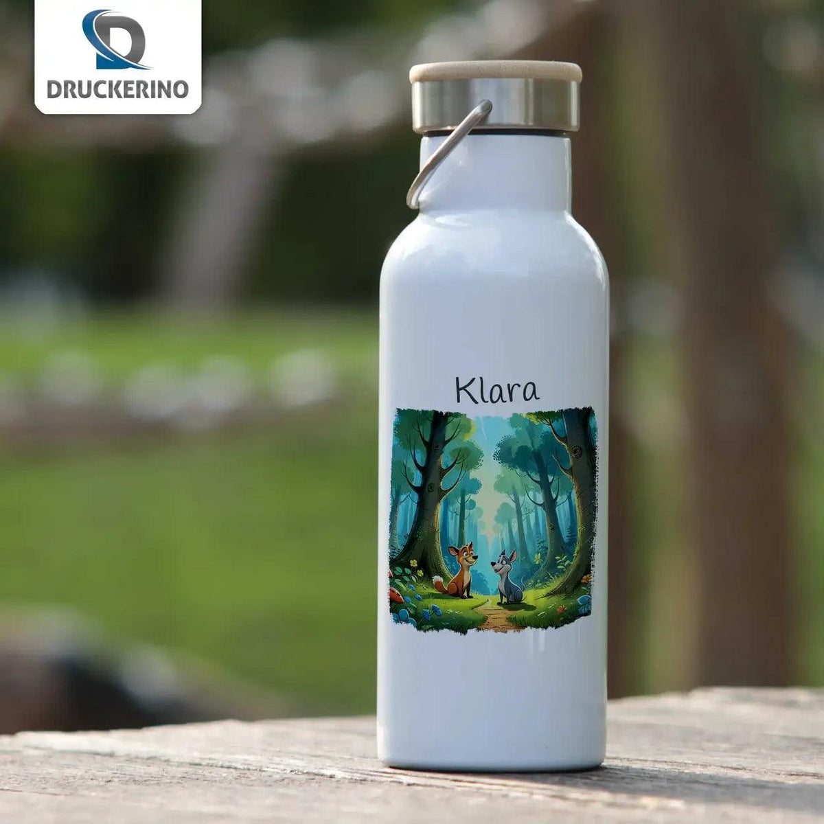 Kinder Trinkflasche Waldwächter - Druckerino