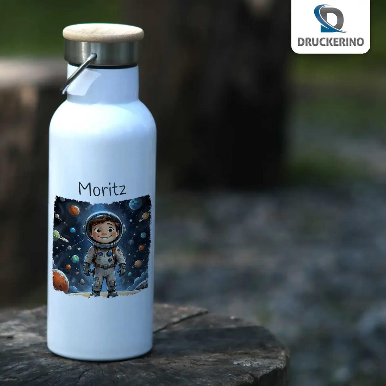 Kinder Trinkflasche Weltraumabenteuer - Druckerino