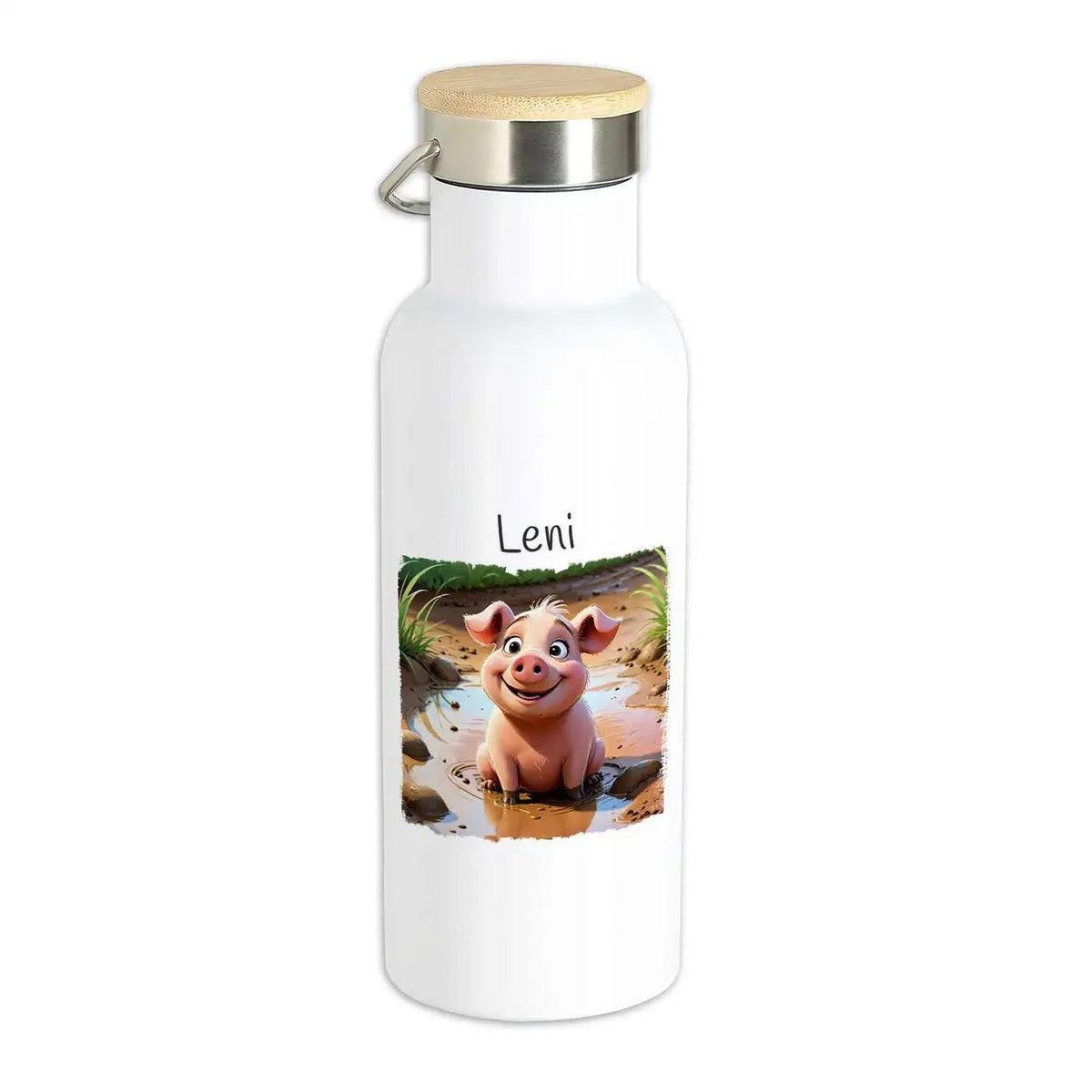 Kinder Trinkflasche Wohlfühlschweinchen - Druckerino