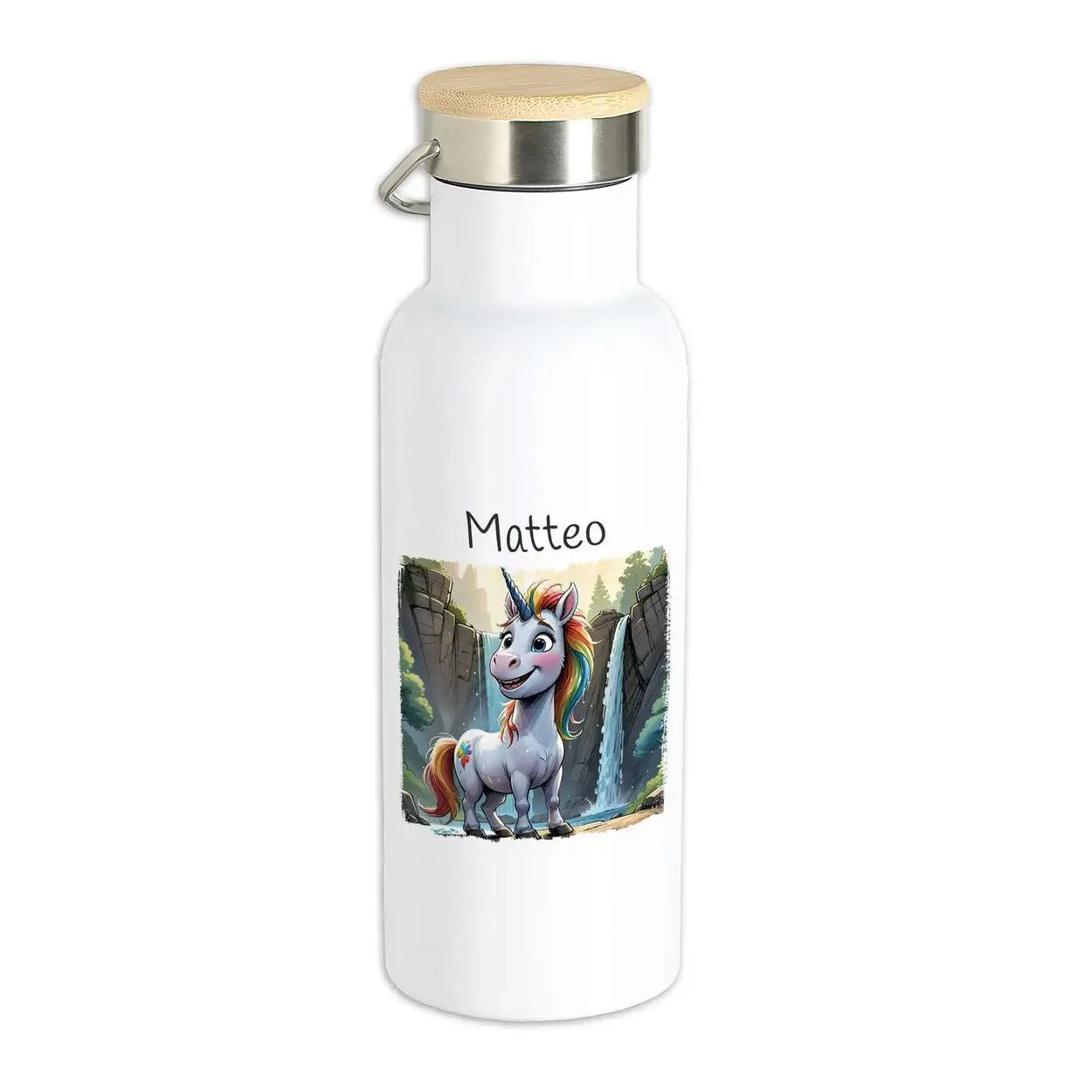 Kinder Trinkflasche Zauber- Einhorn - Druckerino