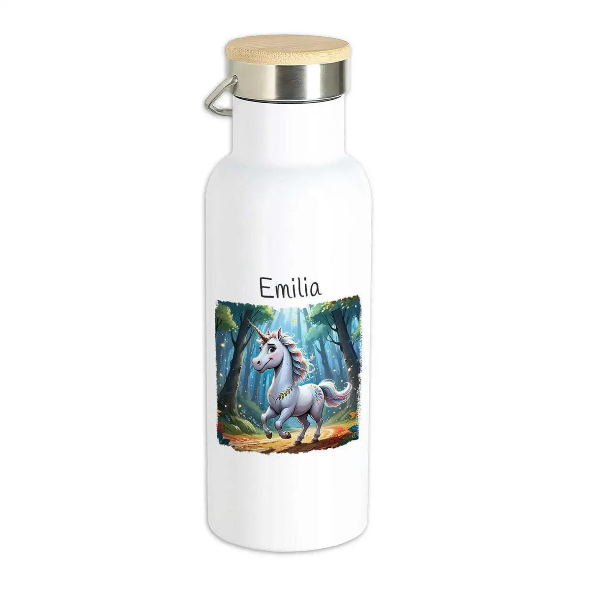 Kinder Trinkflasche Zauberwald Einhorn - Druckerino