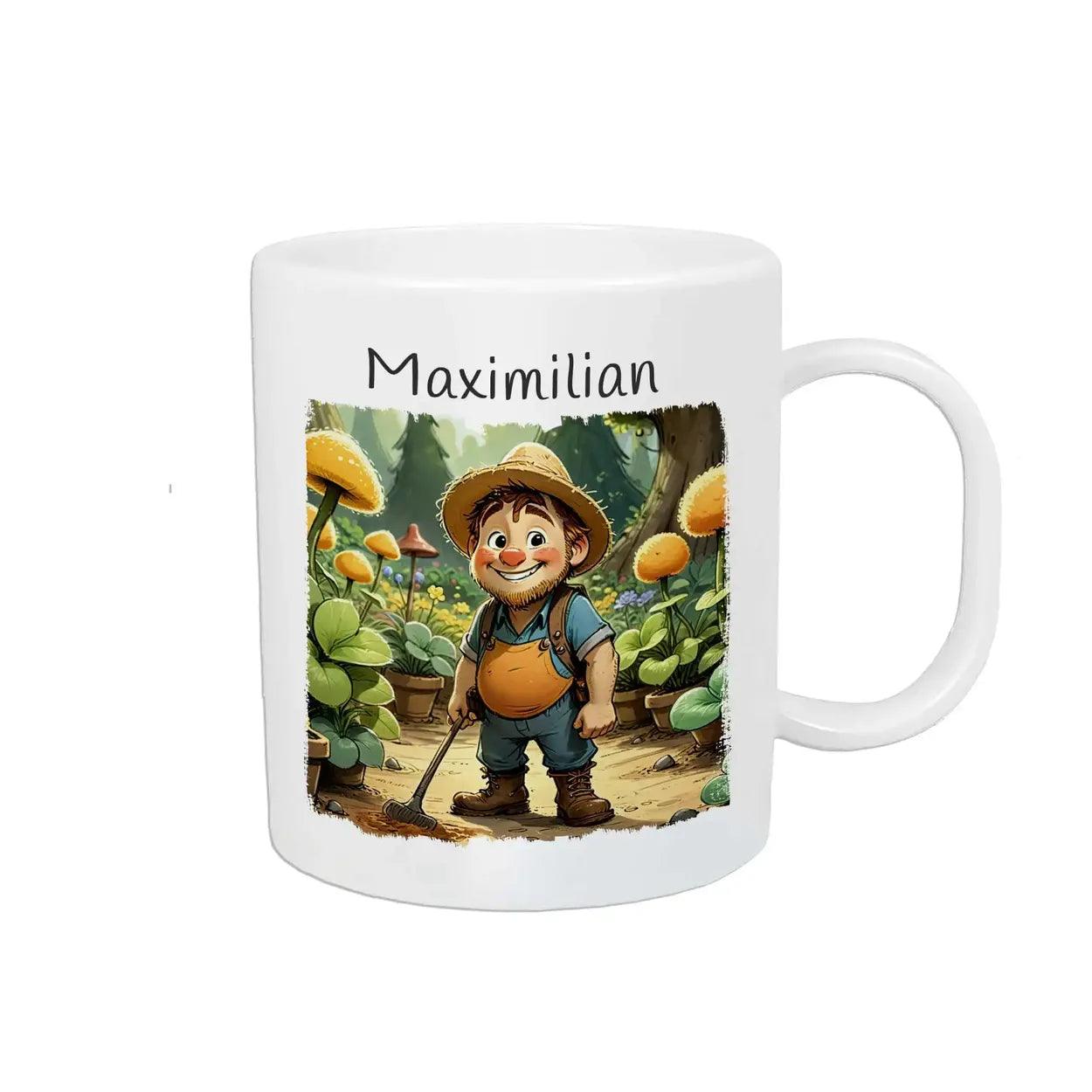 Kindertasse mit Namen | Abenteuer-Freund - Druckerino