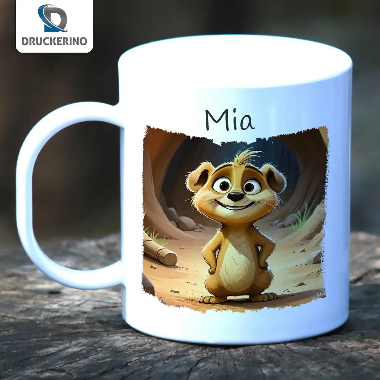 Kindertasse mit Namen | Abenteuer-Freund | 320 ml - Druckerino