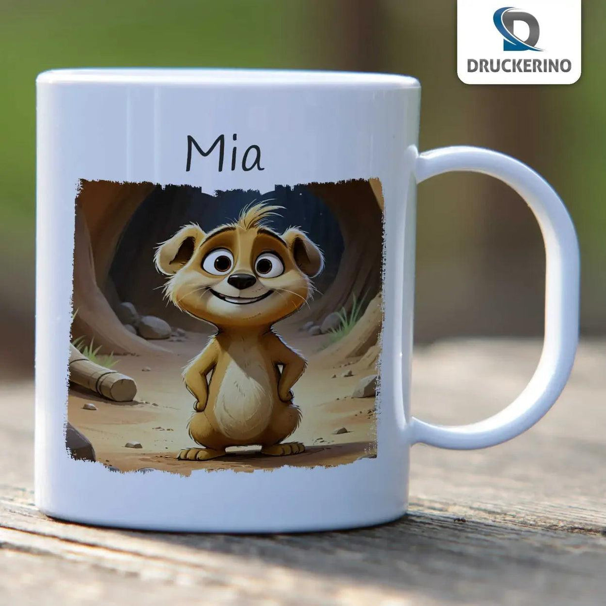 Kindertasse mit Namen | Abenteuer-Freund | 320 ml - Druckerino