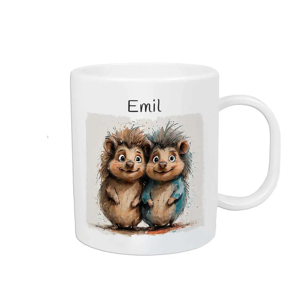 Kindertasse mit Namen | Abenteuerfreunde - Druckerino