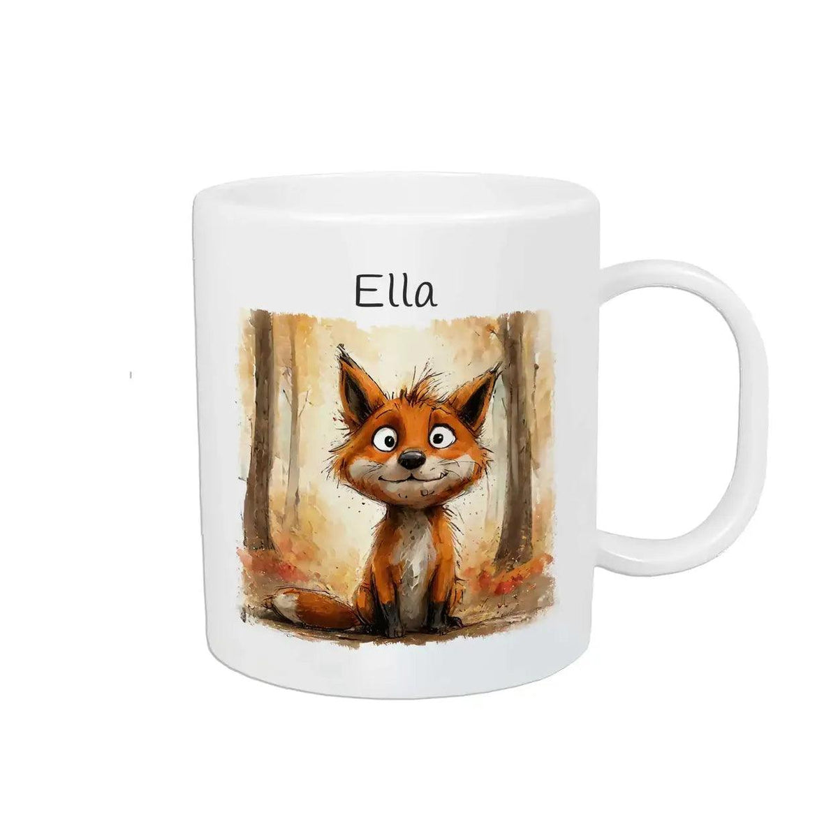 Kindertasse mit Namen | Abenteuerfuchs - Druckerino