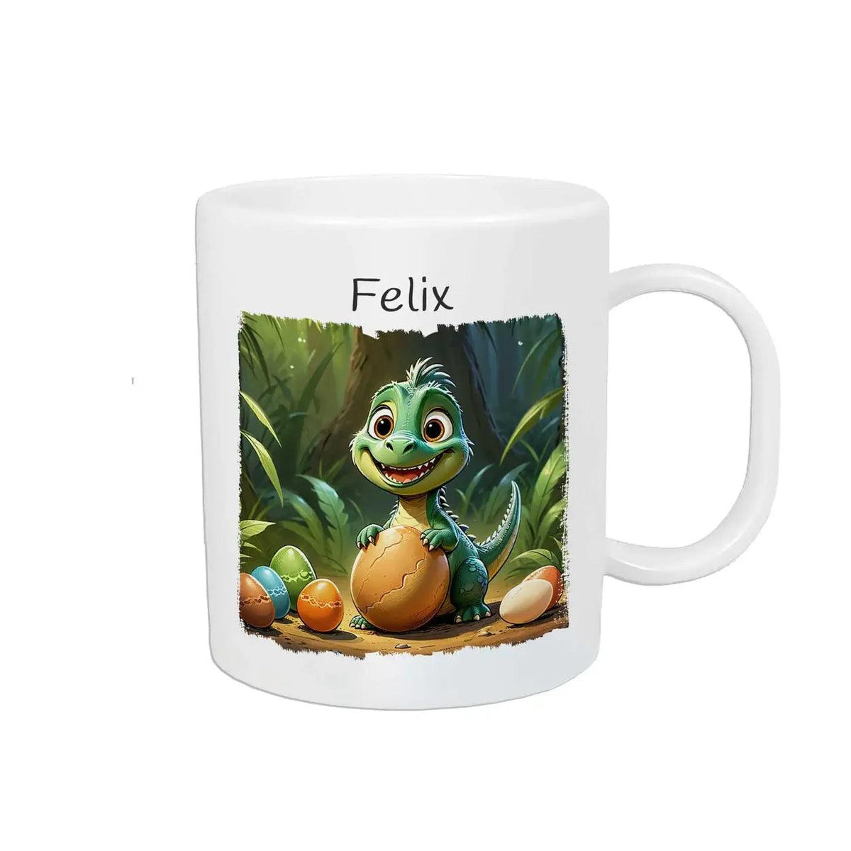 Kindertasse mit Namen | Dschungelfreund - Druckerino