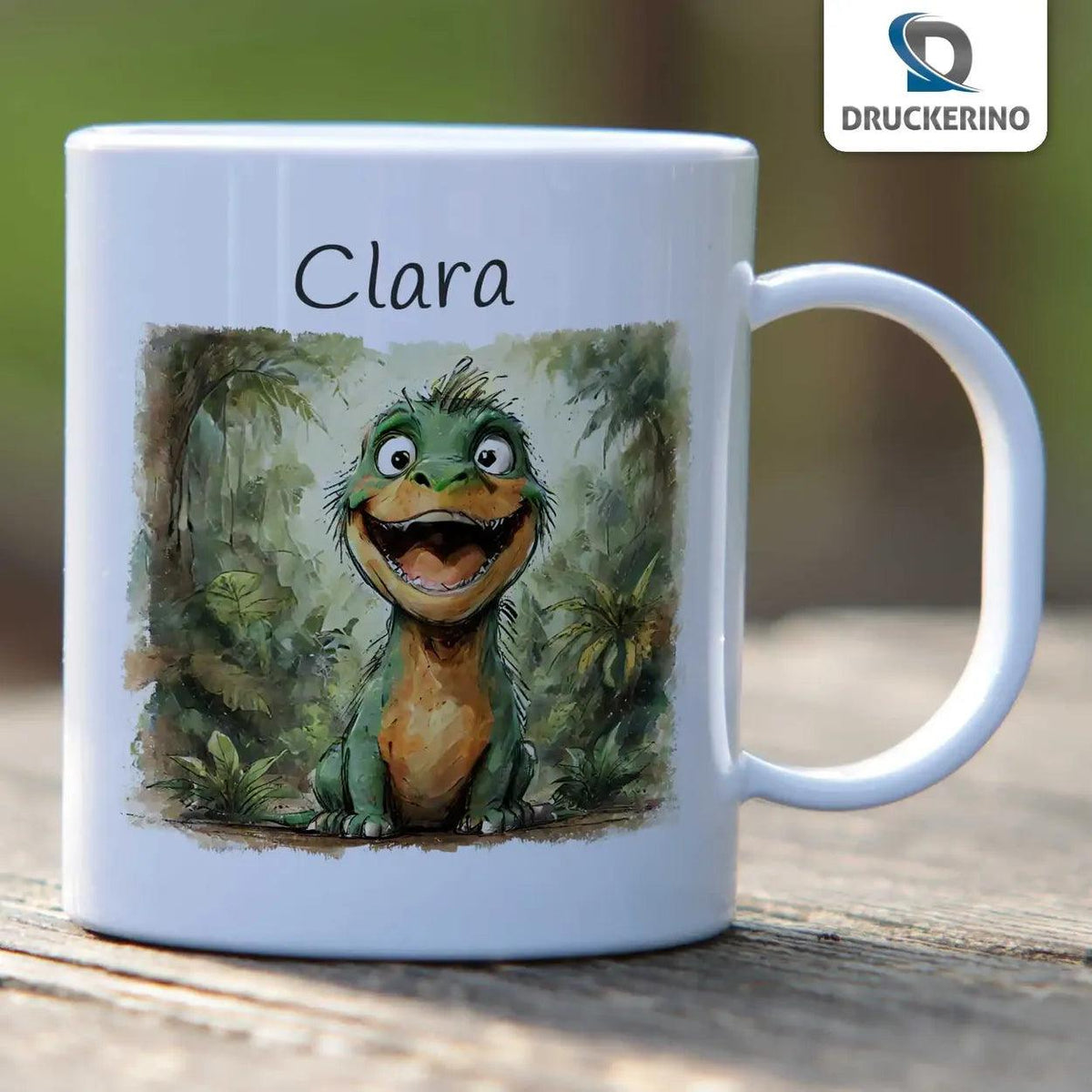 Kindertasse mit Namen | Dschungelfreunde - Druckerino