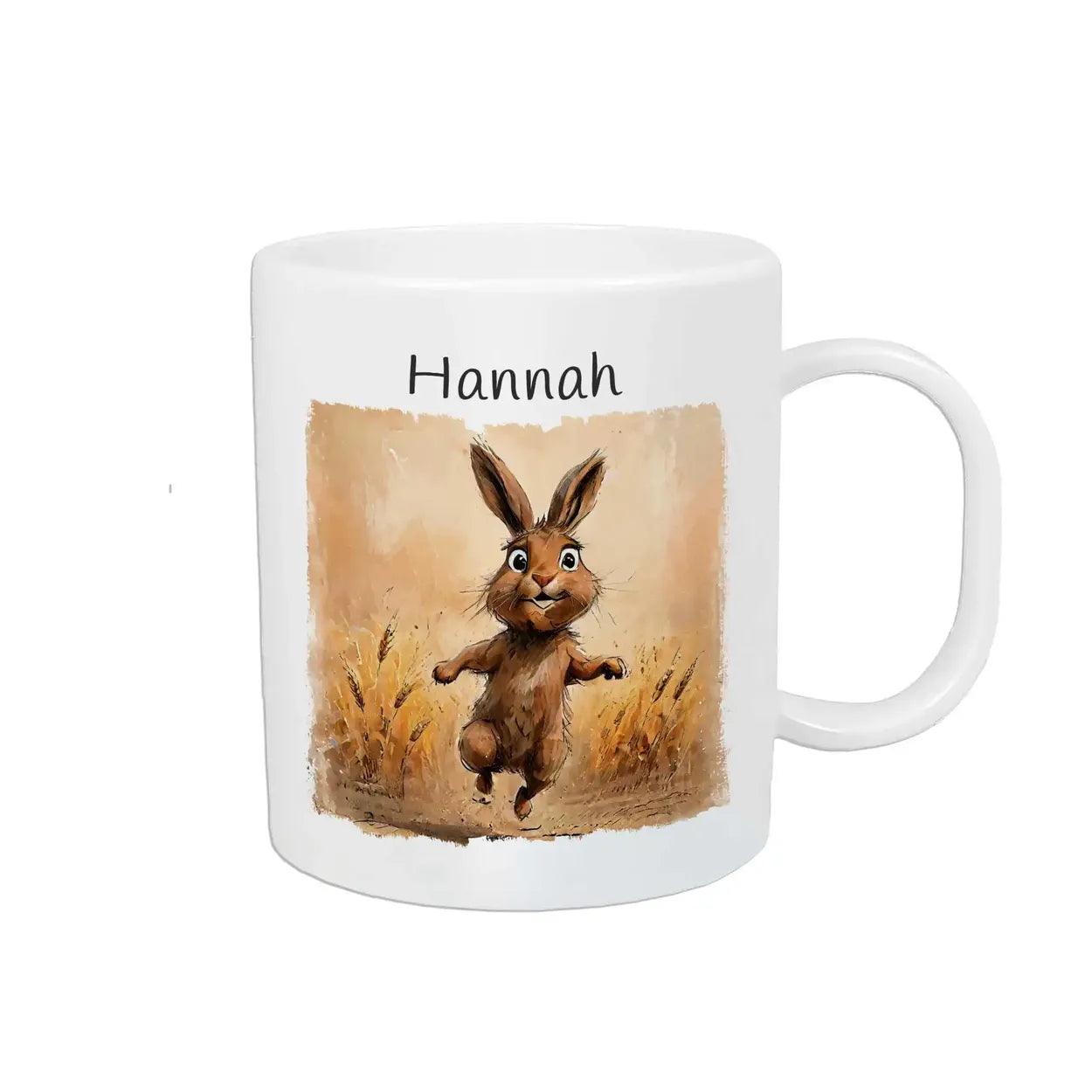 Kindertasse mit Namen | Hoppelfreund - Druckerino