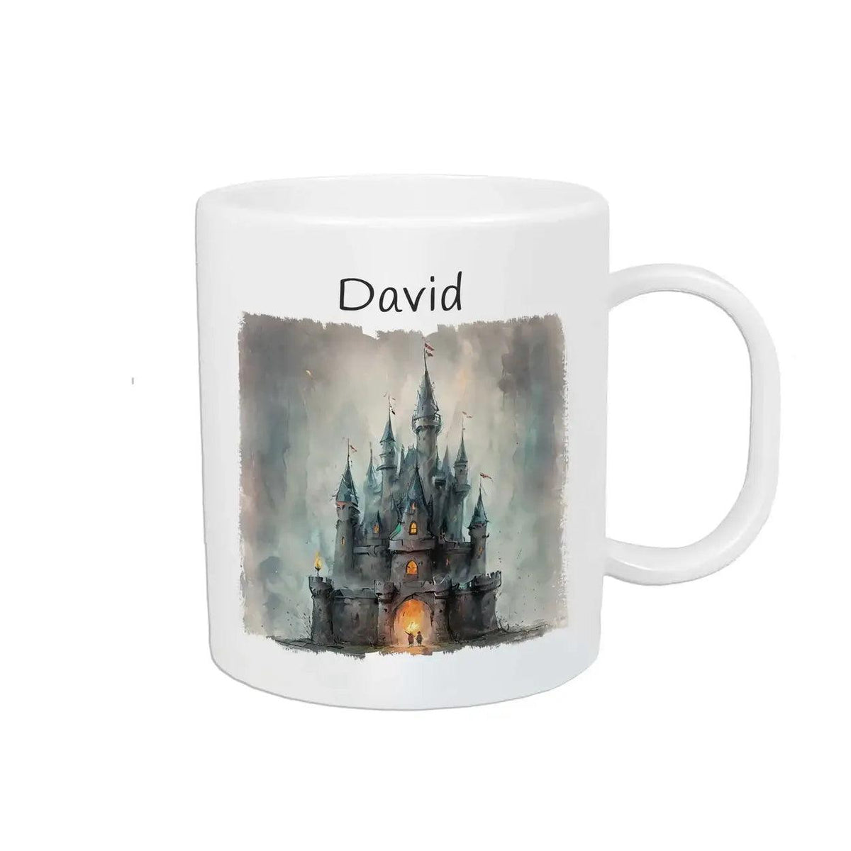 Kindertasse mit Namen | Märchenschloss - Druckerino
