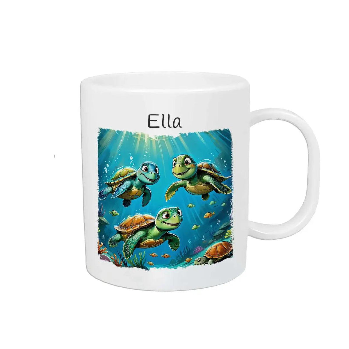 Kindertasse mit Namen | Meeresabenteuer - Druckerino