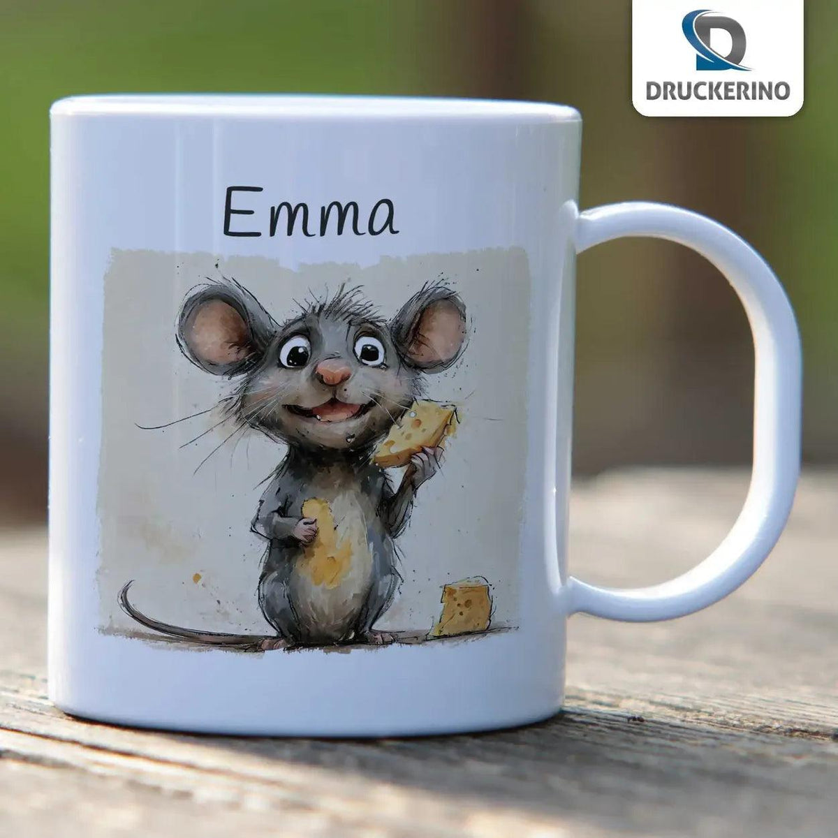 Kindertasse mit Namen | Naschkatzenmäuse-Abenteuer - Druckerino