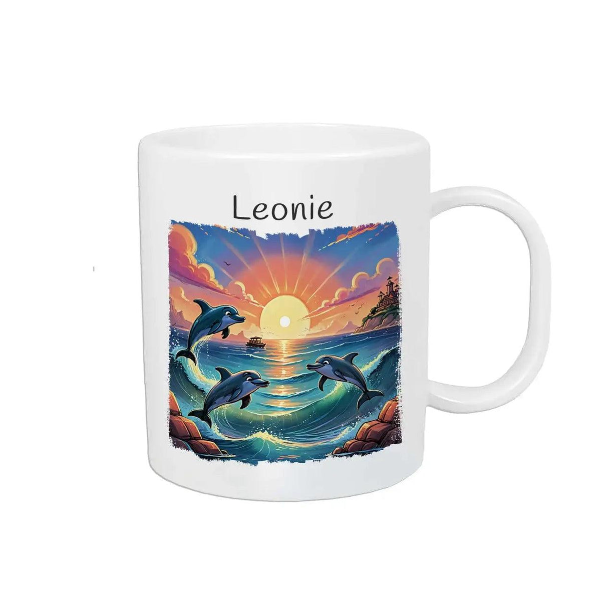 Kindertasse mit Namen | Ozeanabenteuer - Druckerino