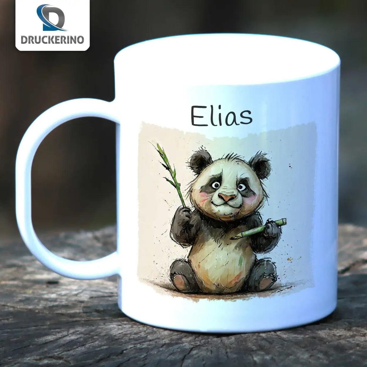 Kindertasse mit Namen | Pandabär-Zauber - Druckerino