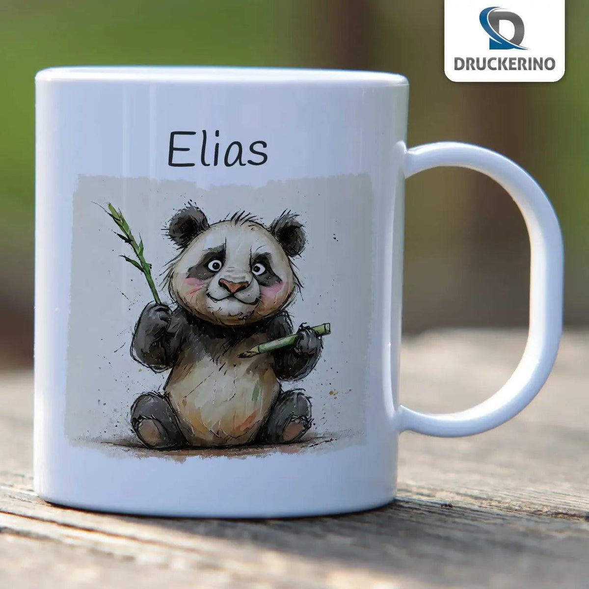 Kindertasse mit Namen | Pandabär-Zauber - Druckerino