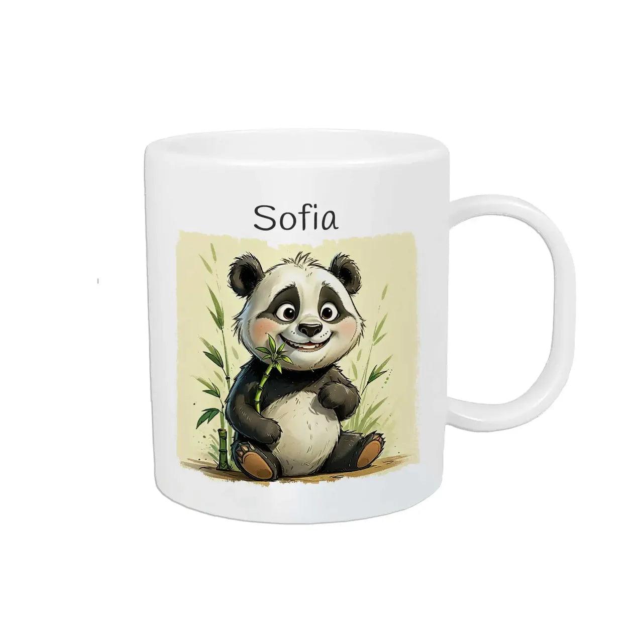 Kindertasse mit Namen | Pandabären-Zauber - Druckerino