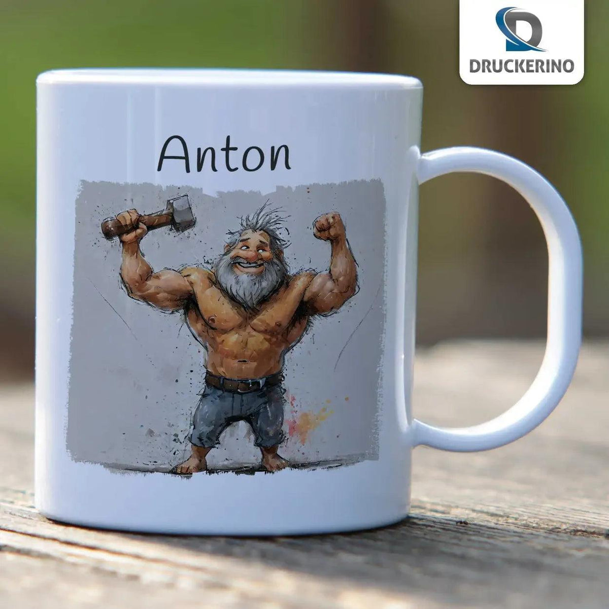 Kindertasse mit Namen | Starker Freund - Druckerino