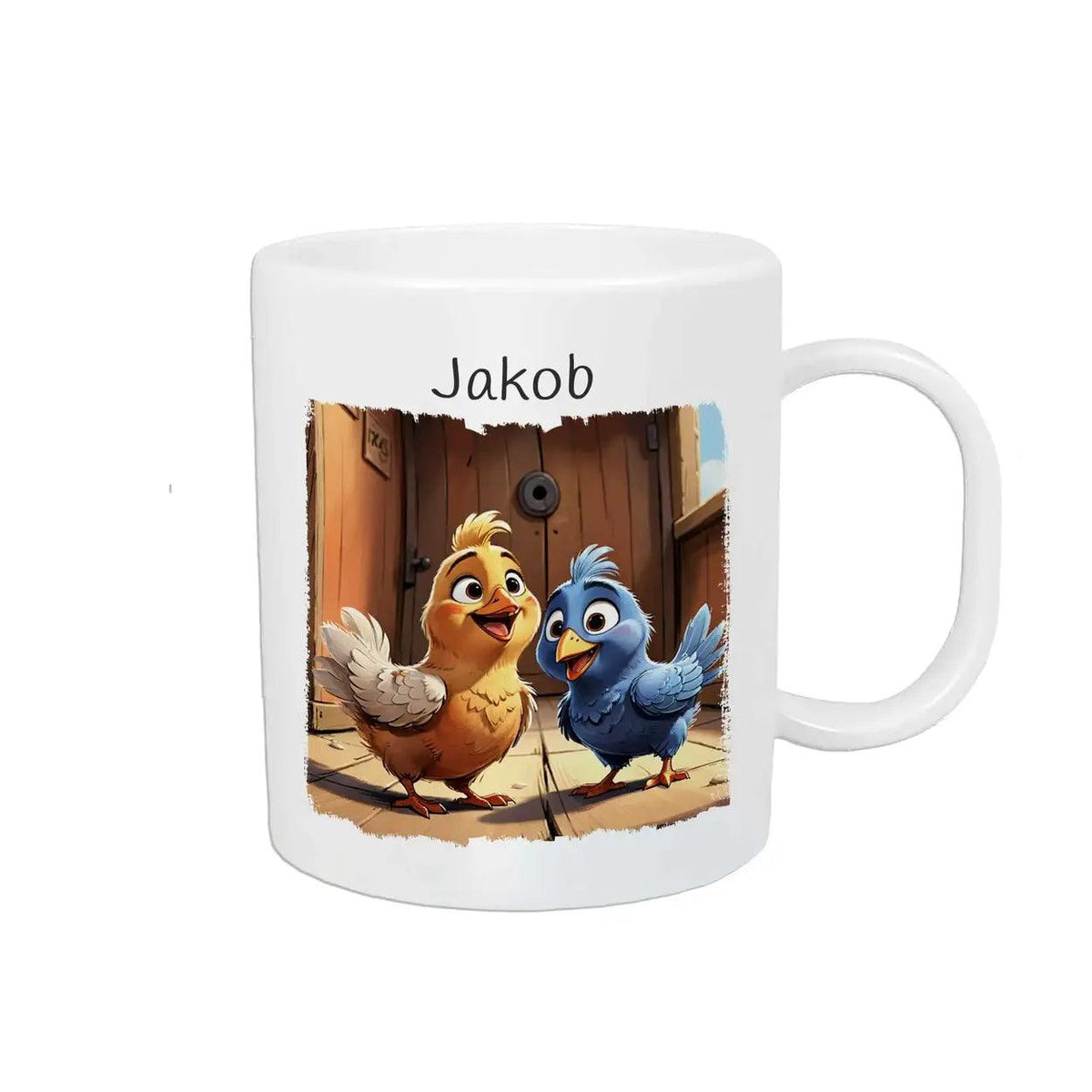 Kindertasse mit Namen | Tierisch gute Freunde - Druckerino