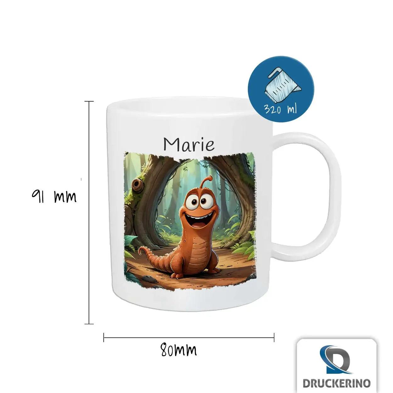 Kindertasse mit Namen | Waldabenteurer - Druckerino