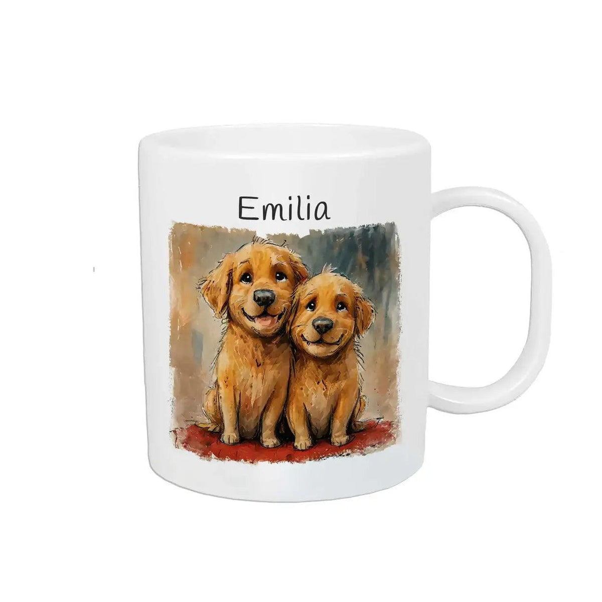 Kindertasse mit Namen | Welpenfreund - Druckerino