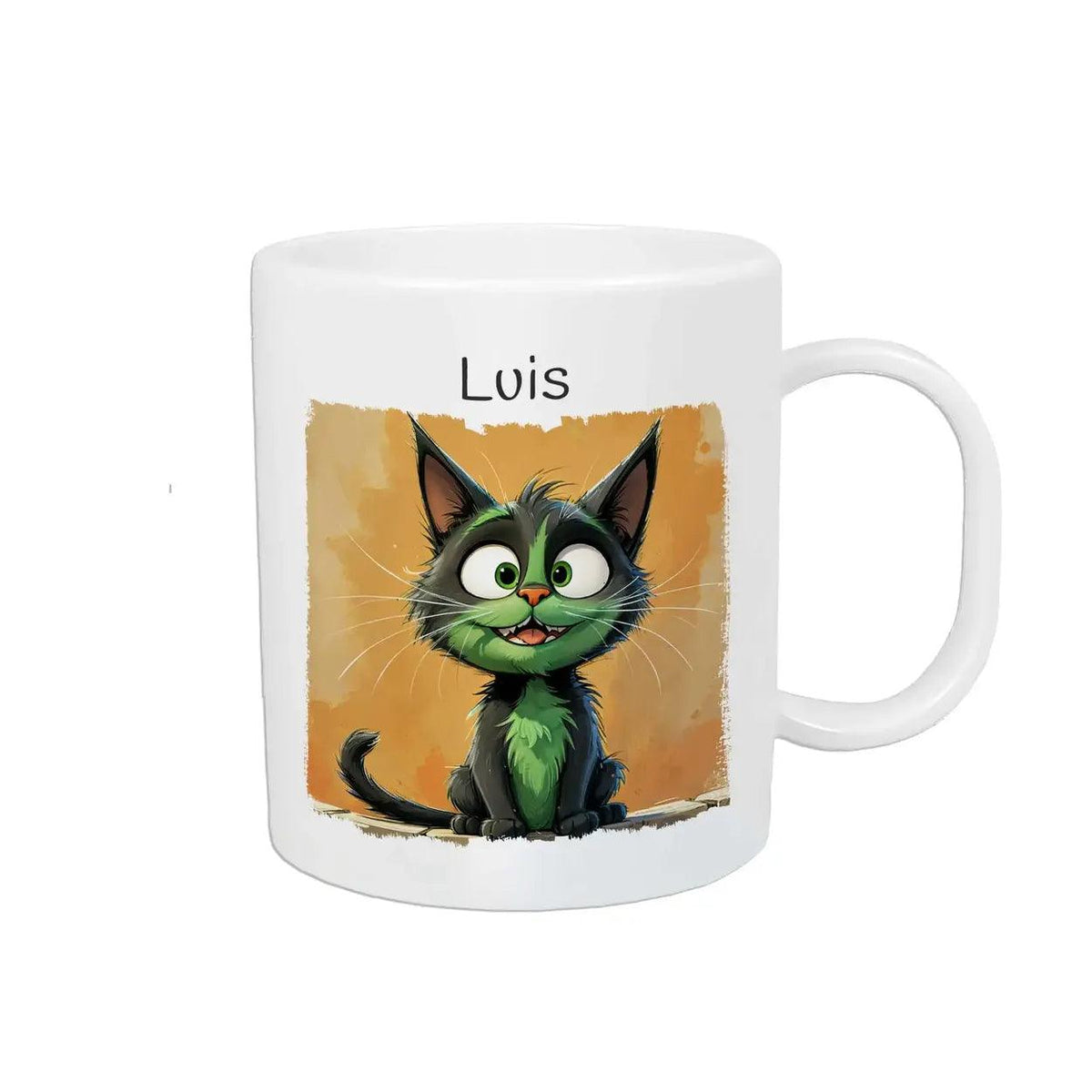 Kindertasse mit Namen | Zauberhafte Kätzchenwelt - Druckerino