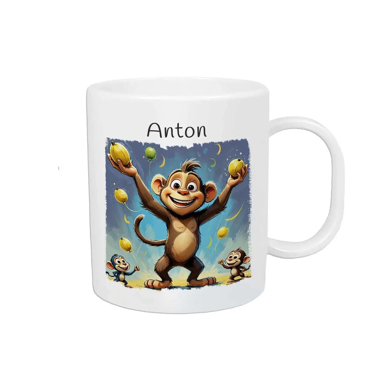 Kindertasse | Affenspaß im Dschungel | 320ml - Druckerino