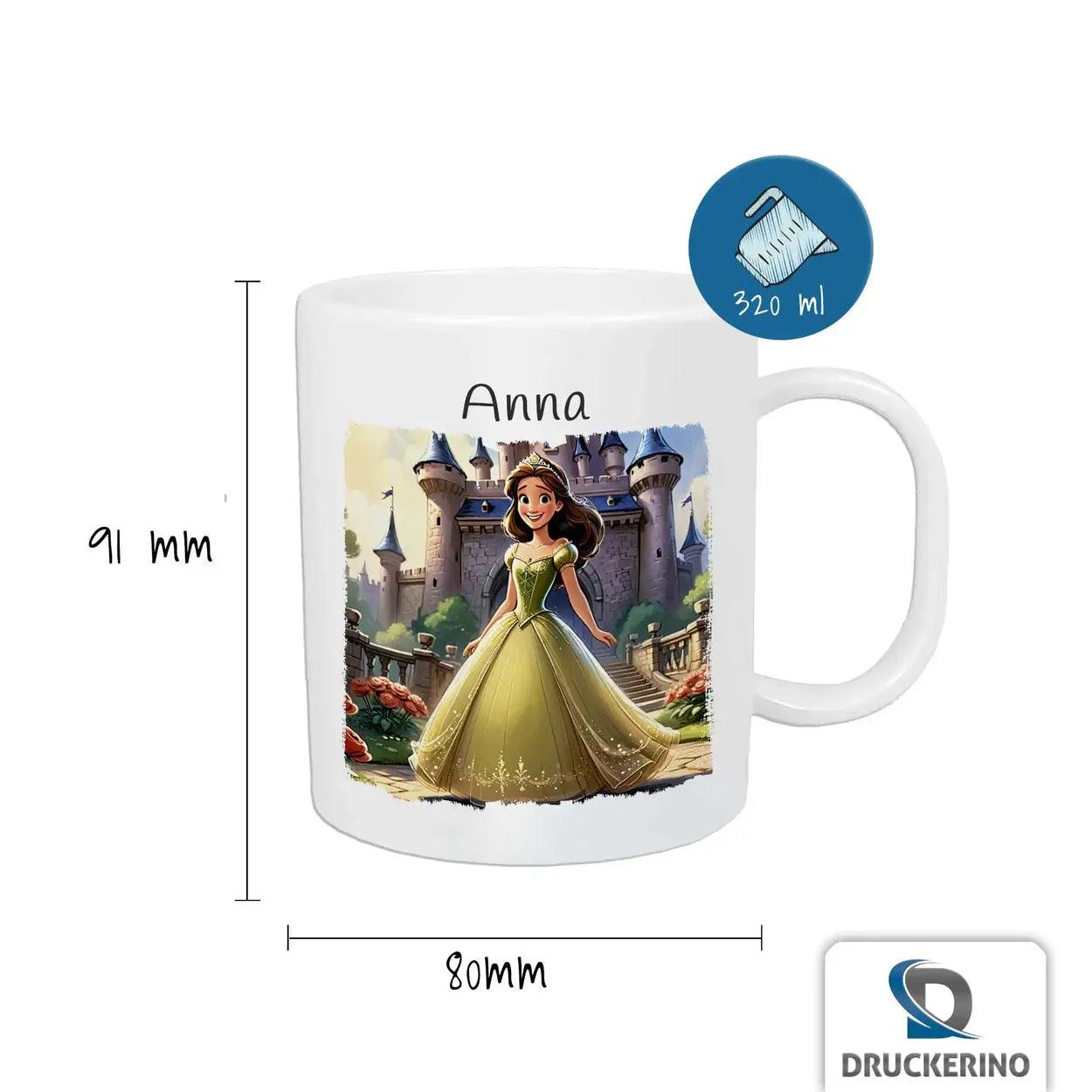 Kindertasse | Prinzessinentraum | 320ml - Druckerino