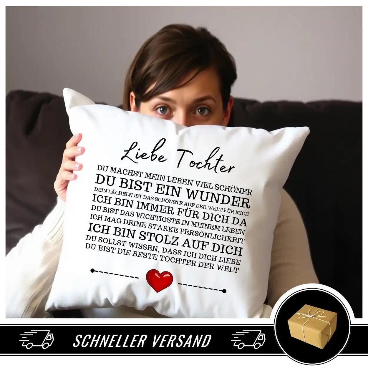 Kissen - Liebe Tochter - Druckerino