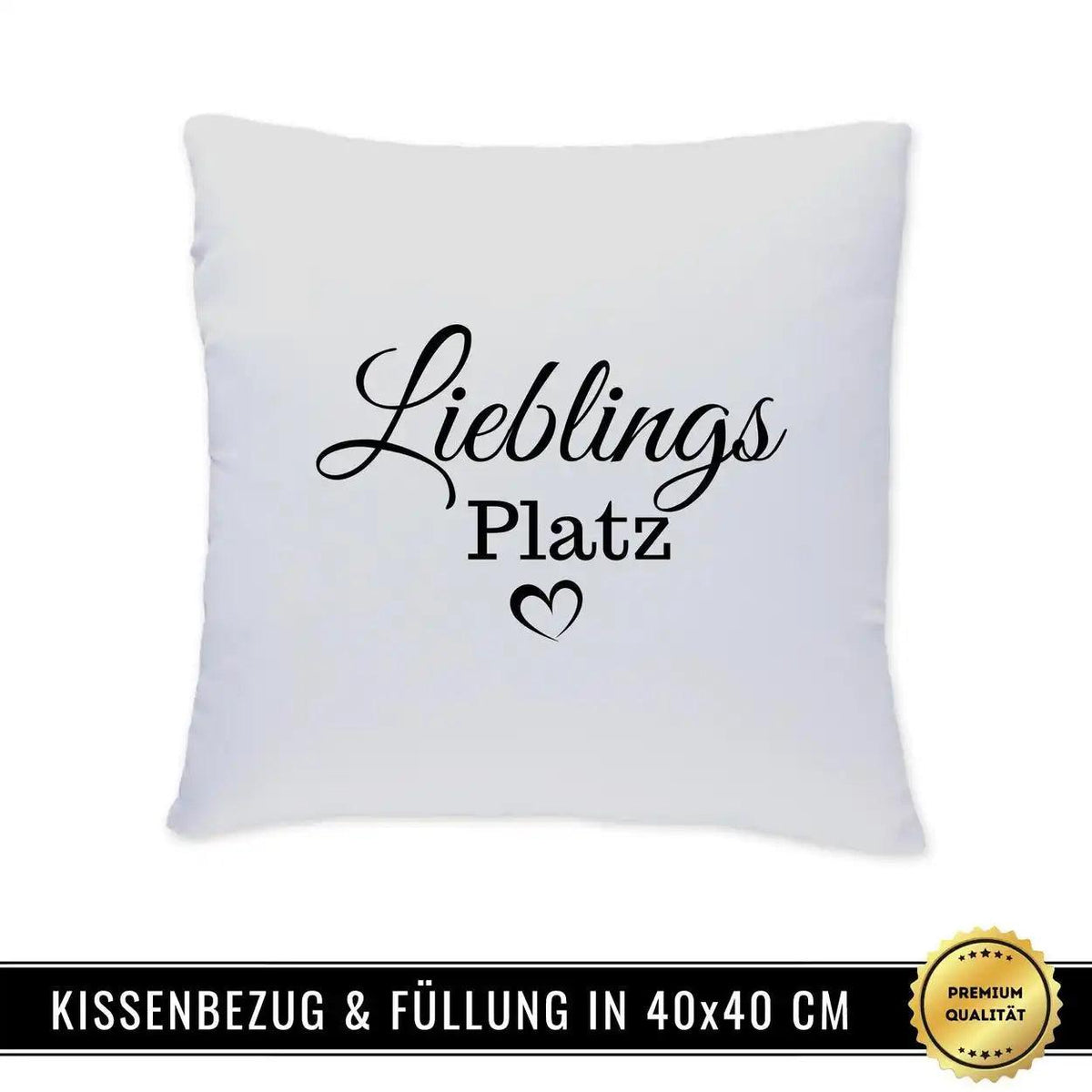 Kissen - Lieblingsplatz - Druckerino