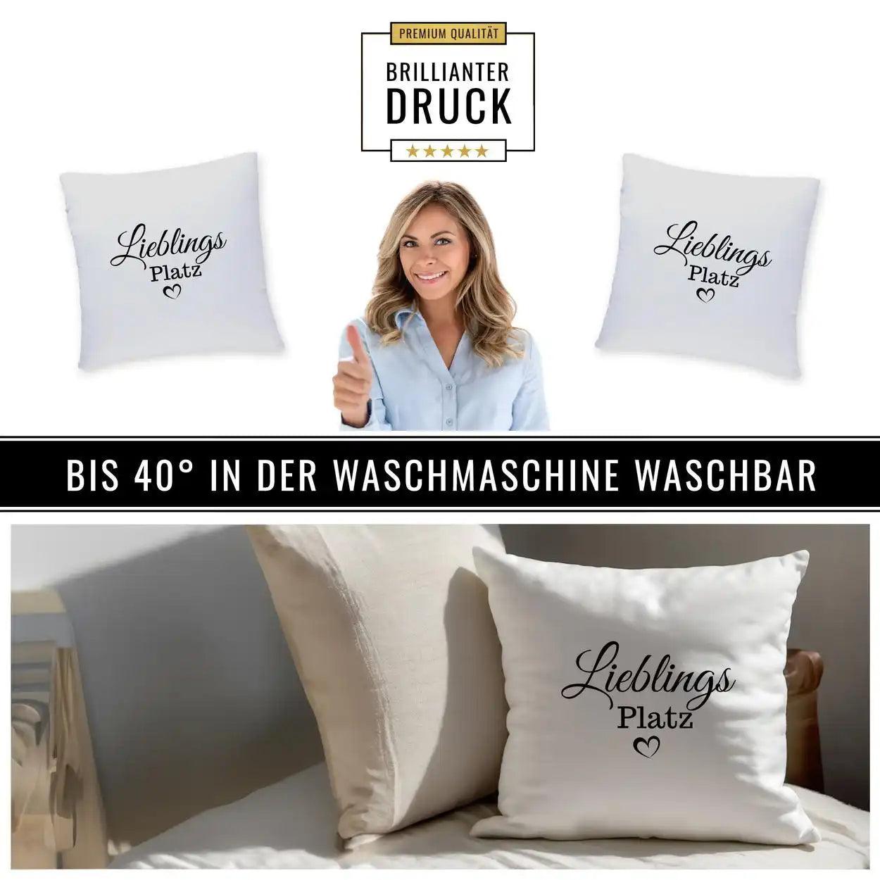 Kissen - Lieblingsplatz - Druckerino
