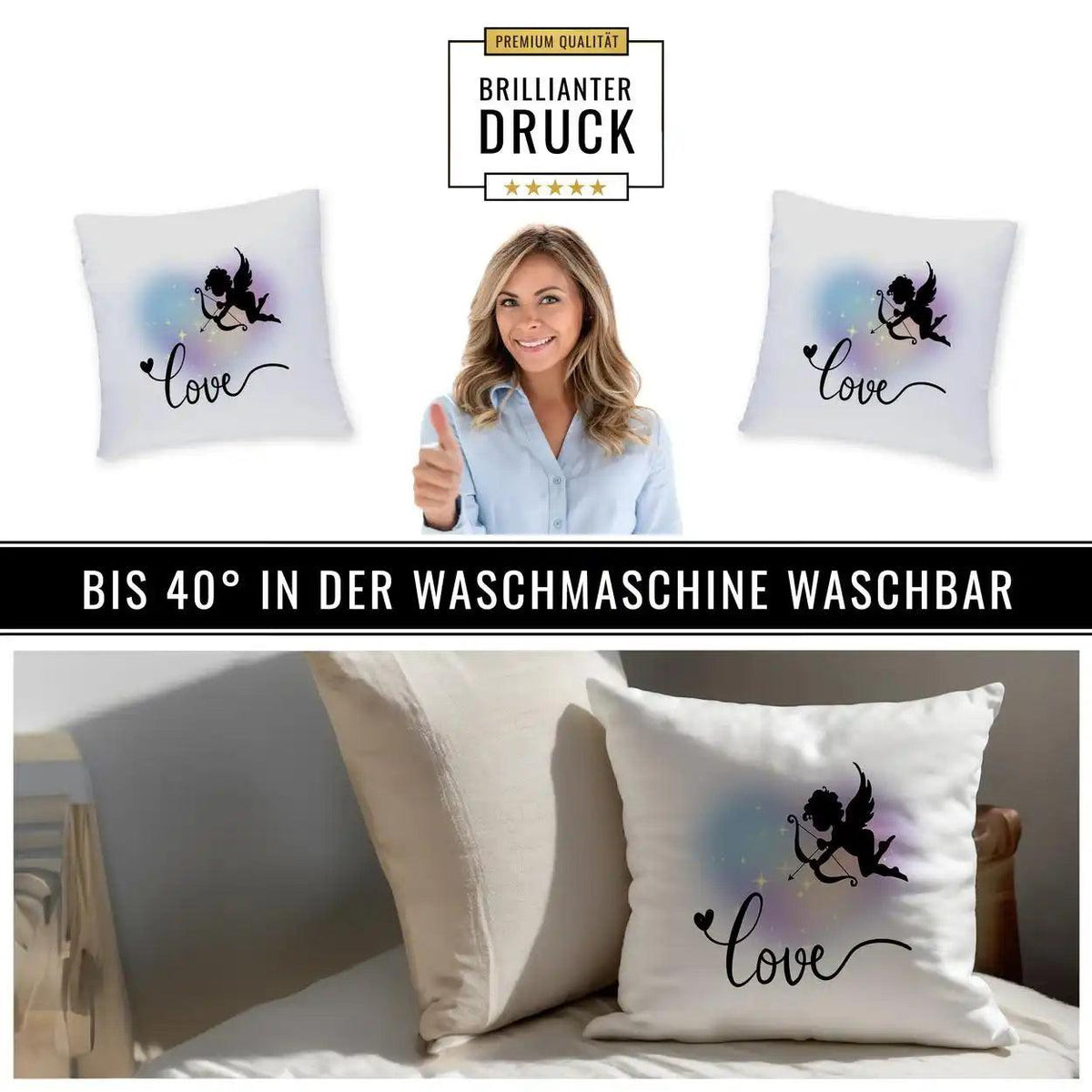 Kissen - Love Armor - Druckerino