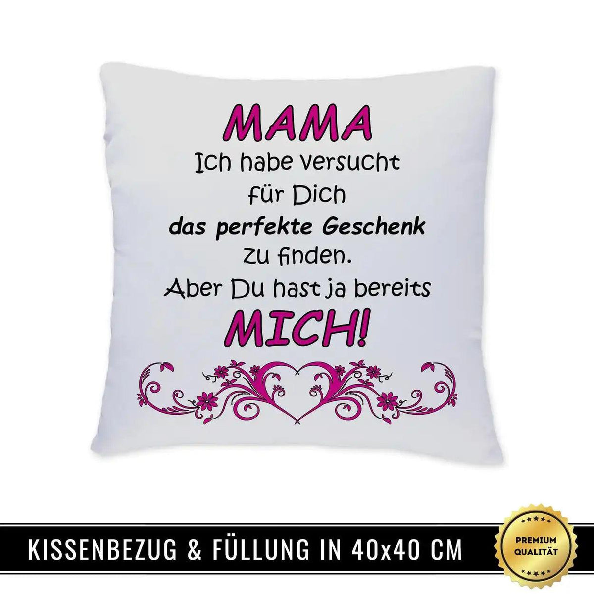Kissen - Mama - perfektes Geschenk - Druckerino