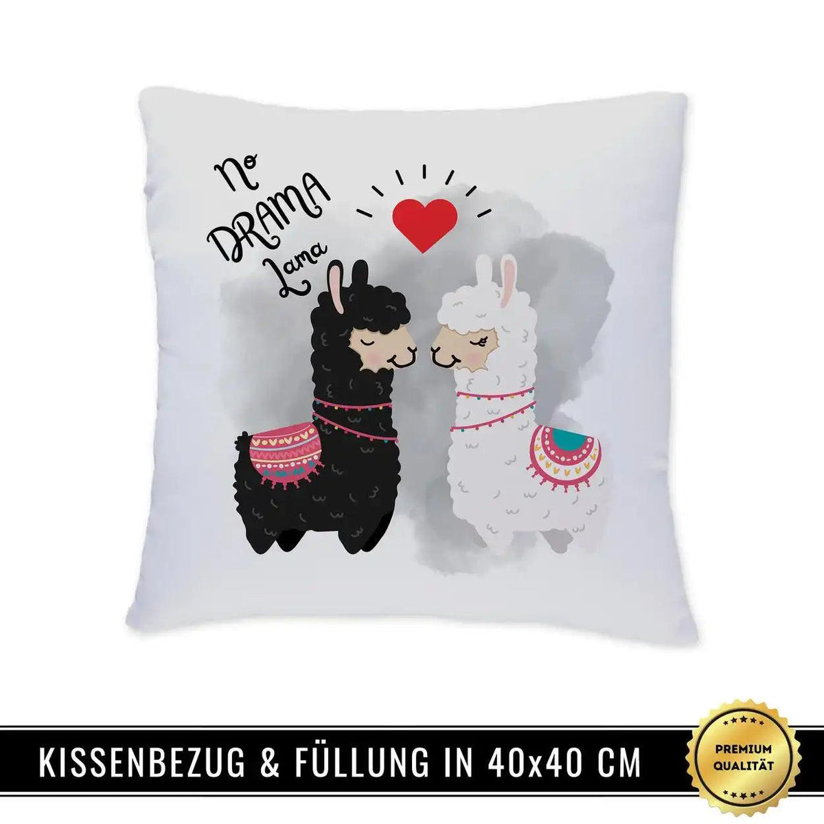 Kissen - No Drama Lama - Druckerino