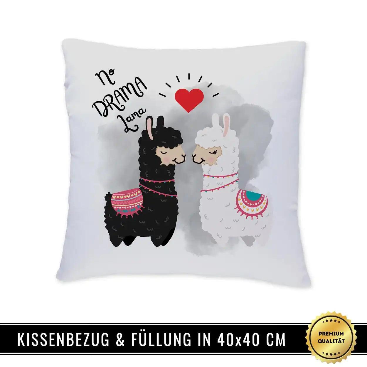 Kissen - No Drama Lama - Druckerino