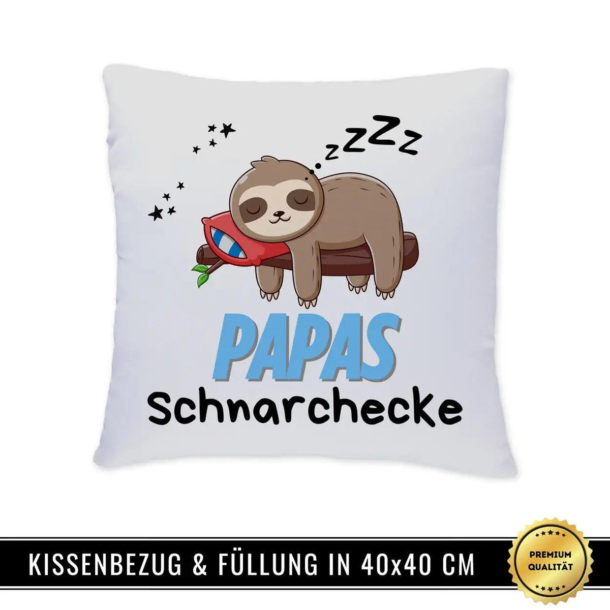 Kissen - Papas Schnarchecke - Druckerino