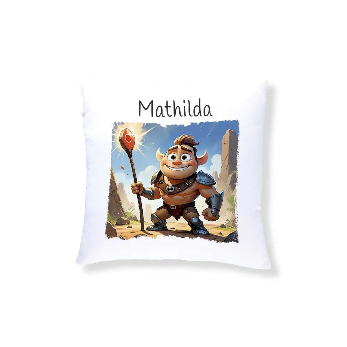 Kuschelkissen Kinder | Abenteuerheld 40x40 cm - Druckerino