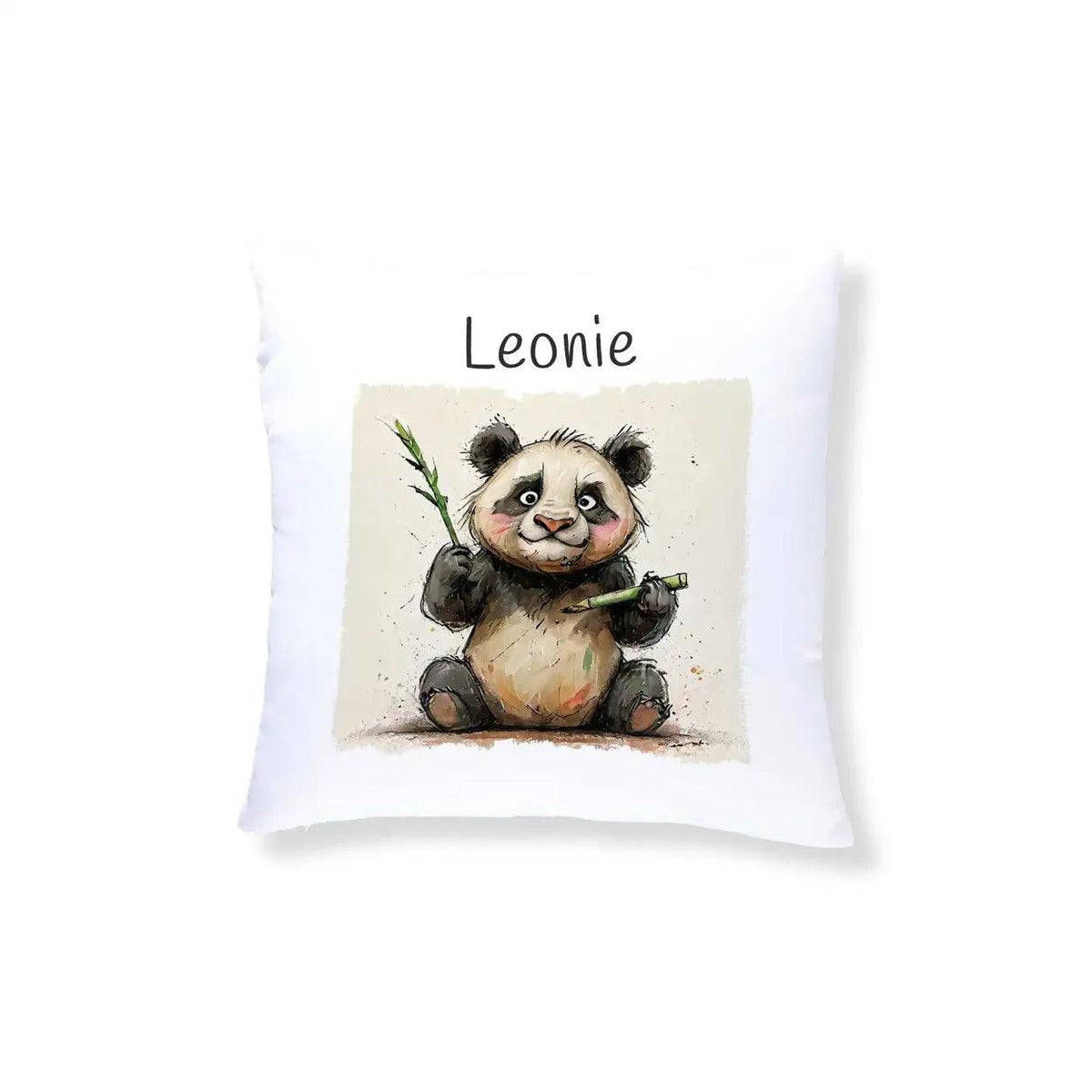 Kuschelkissen Kinder | Bambusfreund Panda 40x40 cm - Druckerino