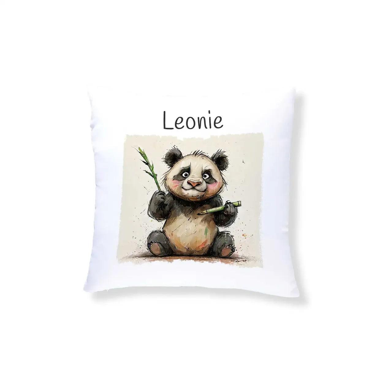 Kuschelkissen Kinder | Bambusfreund Panda 40x40 cm - Druckerino