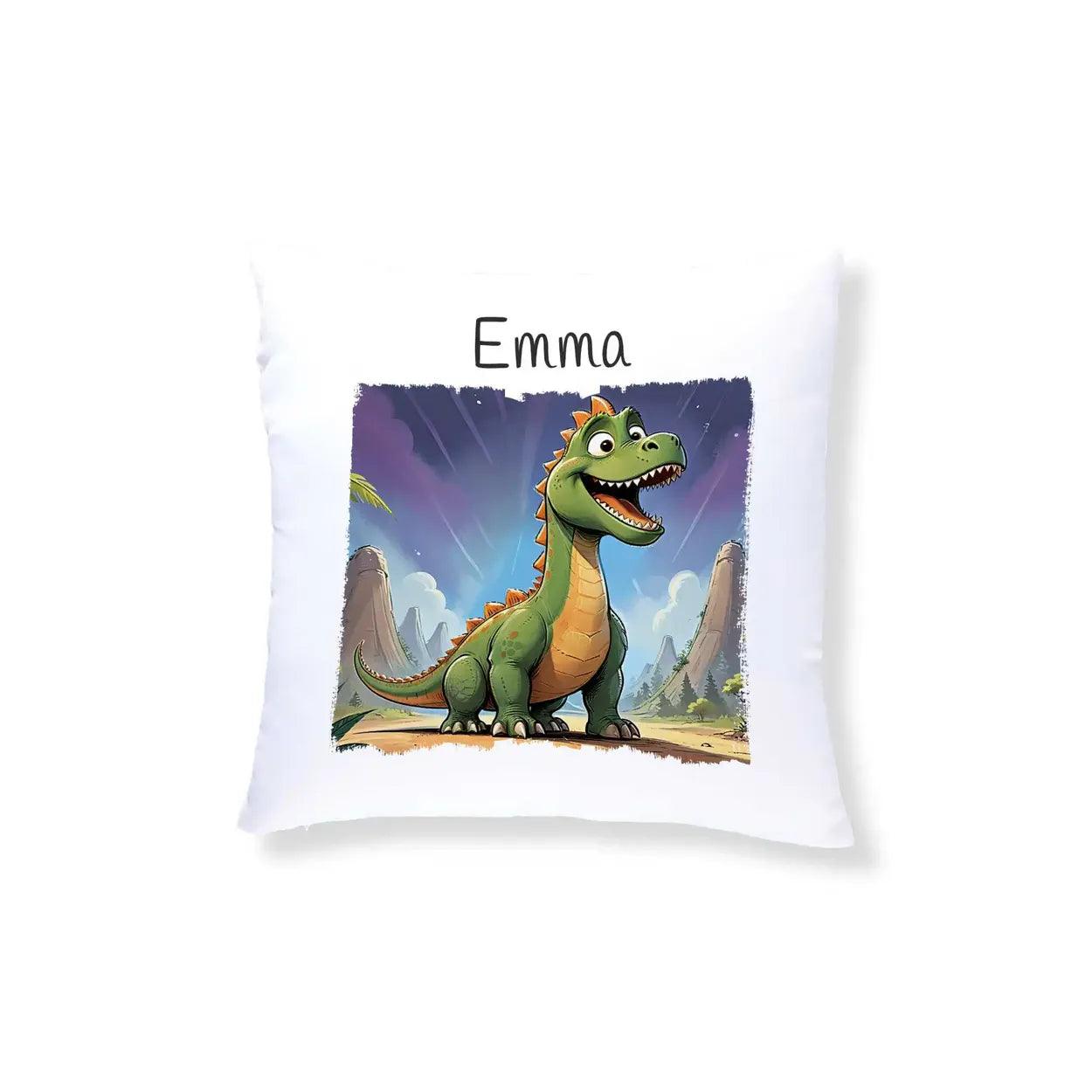 Kuschelkissen Kinder | Dino-Abenteuer 40x40 cm - Druckerino
