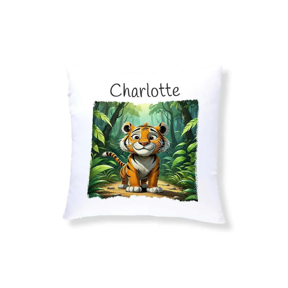 Kuschelkissen Kinder | Dschungelabenteuer 40x40 cm - Druckerino