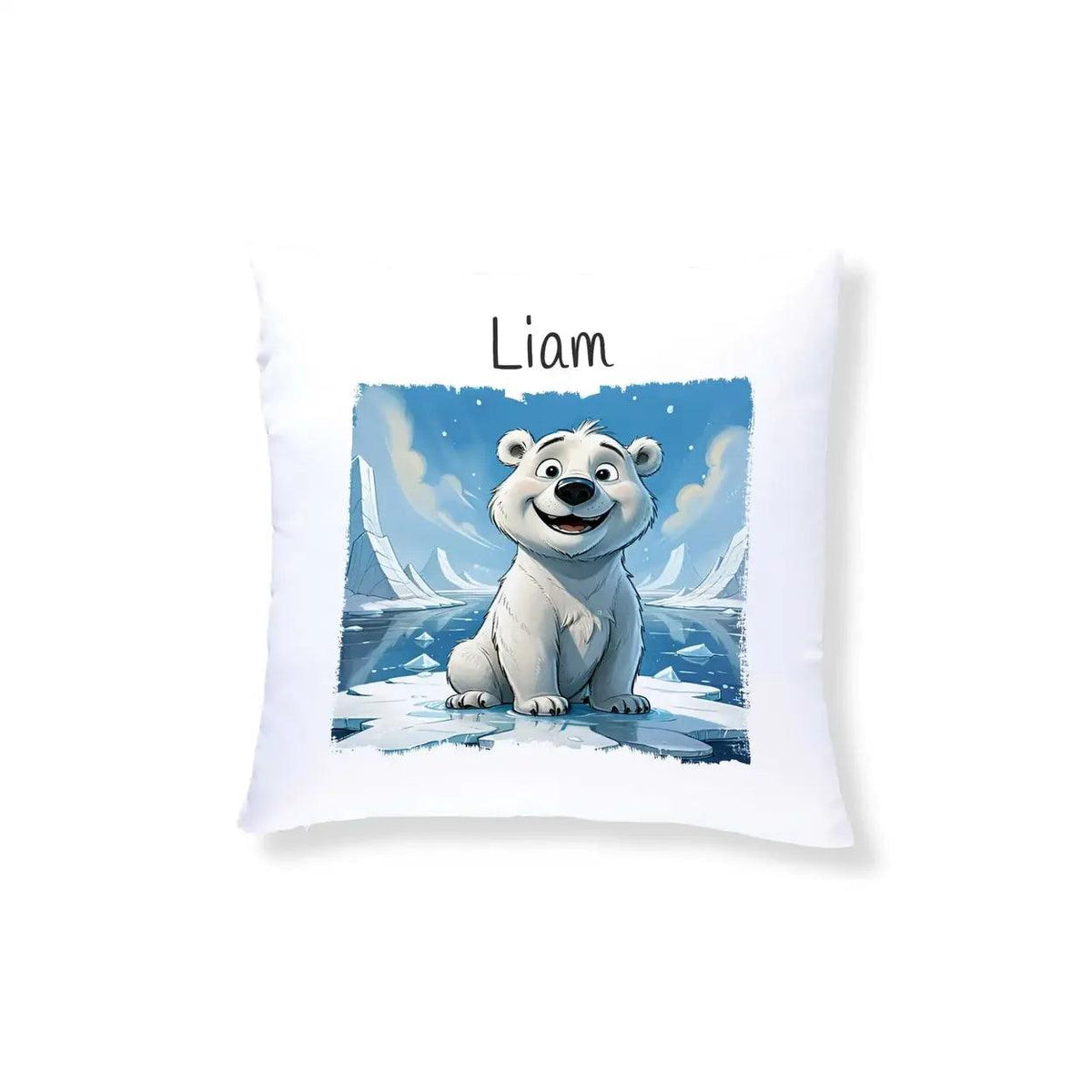 Kuschelkissen Kinder | Eisbärtraum 40x40 cm - Druckerino