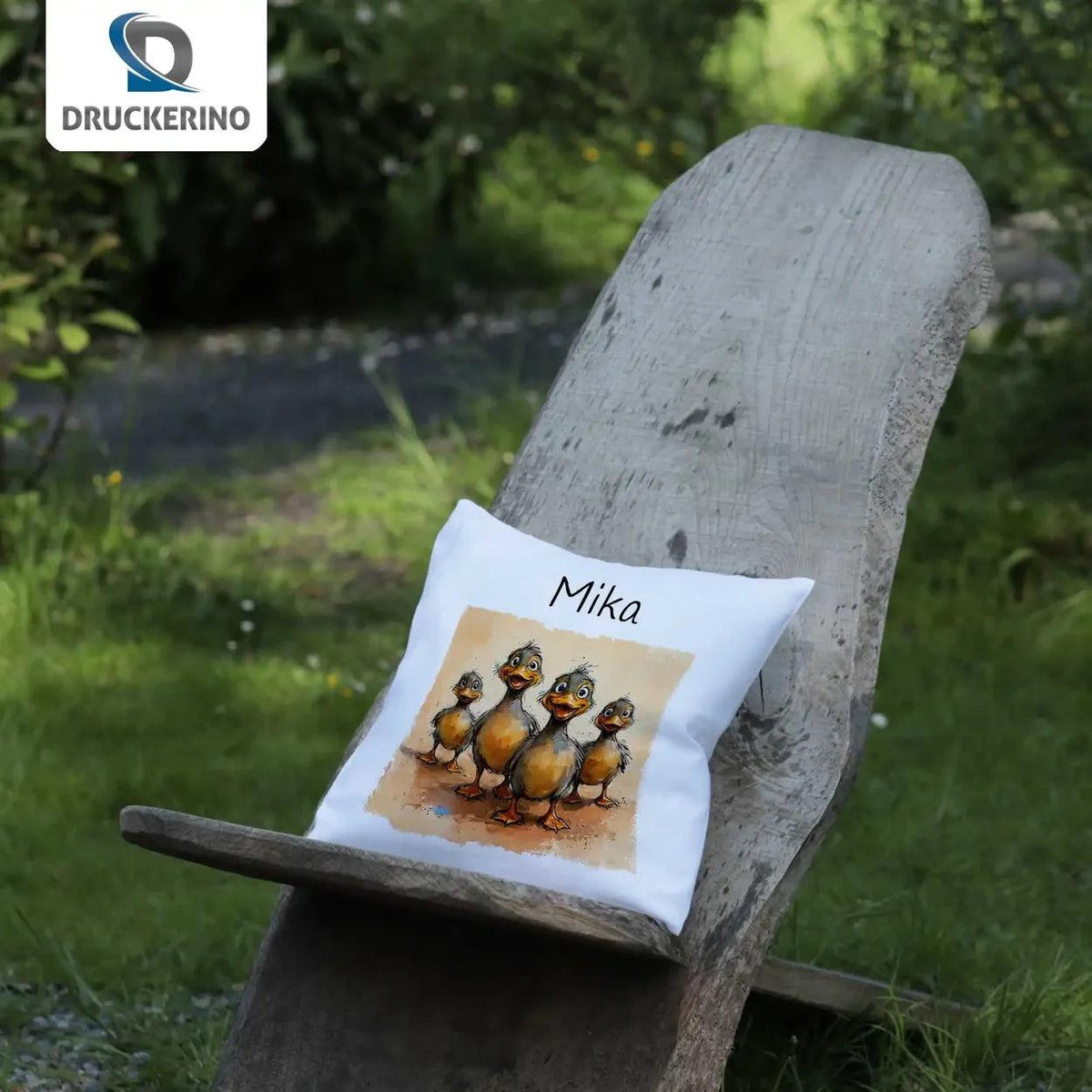 Kuschelkissen Kinder | Entenkuscheltraum 40x40 cm - Druckerino