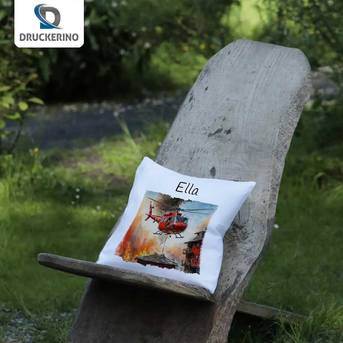 Kuschelkissen Kinder | Heldenflug 40x40 cm - Druckerino