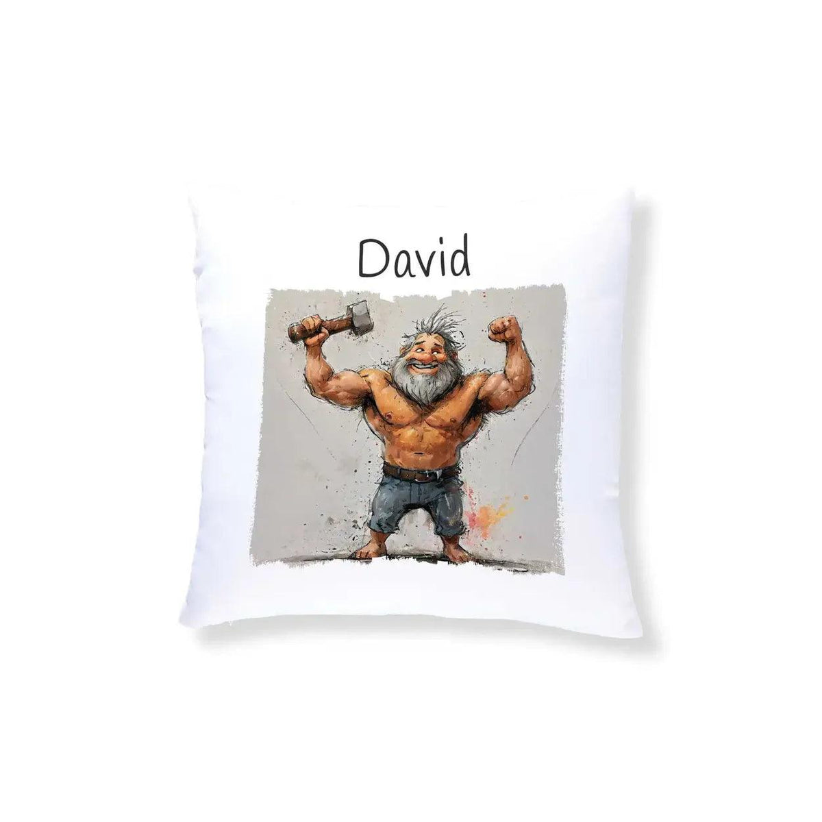 Kuschelkissen Kinder | Kraftprotz 40x40 cm - Druckerino