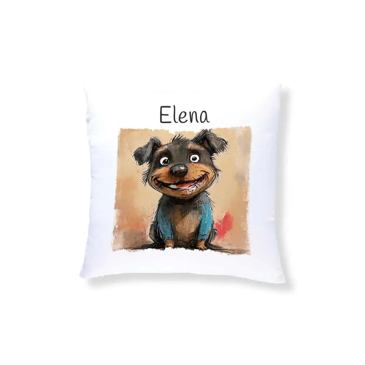 Kuschelkissen Kinder | Kuschelfreund Wauzi 40x40 cm - Druckerino