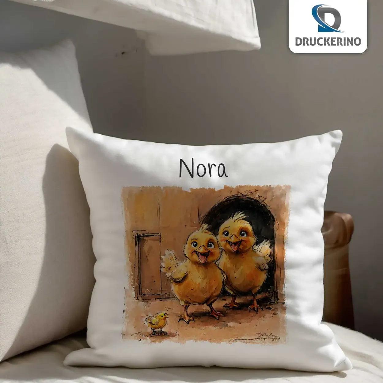 Kuschelkissen Kinder | Kuschelfreunde 40x40 cm - Druckerino