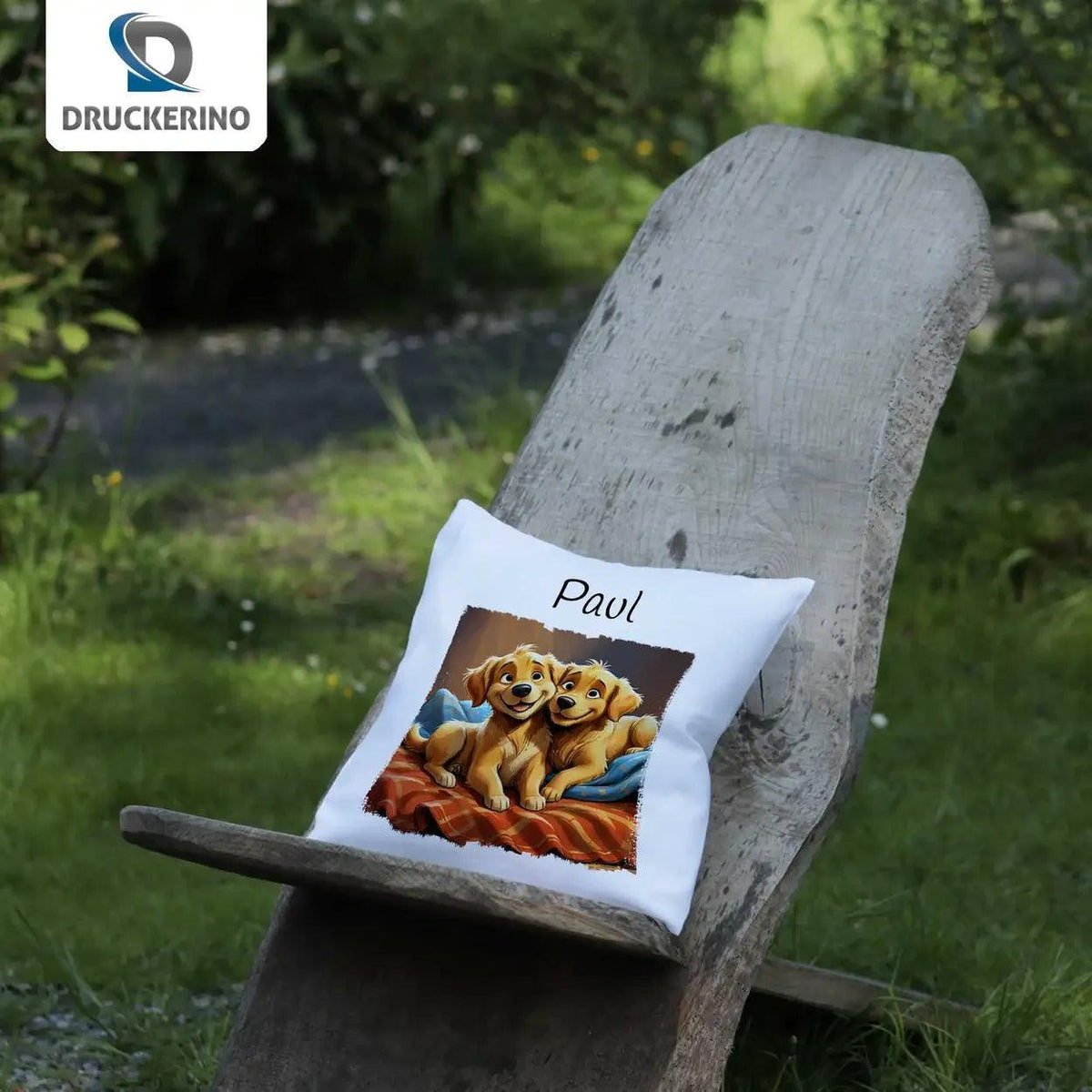 Kuschelkissen Kinder | Kuschelfreunde-Zauber 40x40 cm - Druckerino