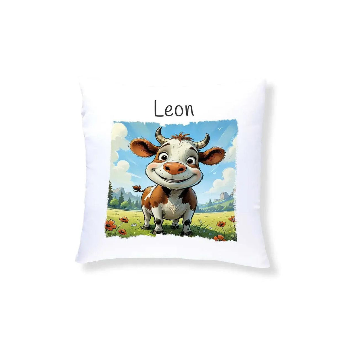 Kuschelkissen Kinder | Kuscheltraum Kuh 40x40 cm - Druckerino