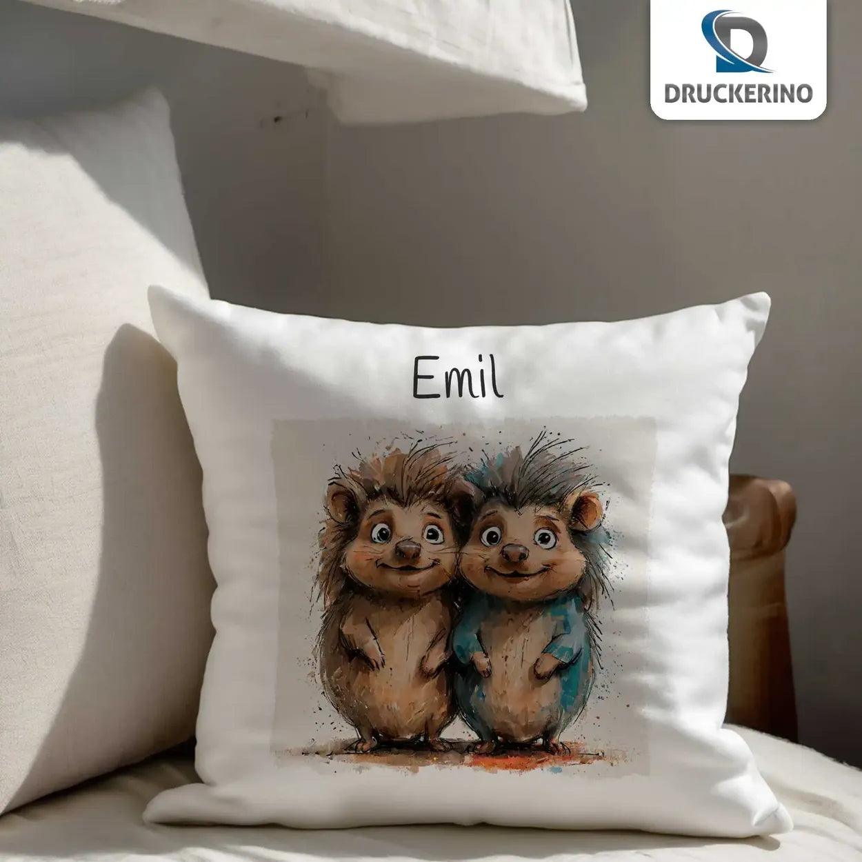 Kuschelkissen Kinder | Kuschelwald 40x40 cm - Druckerino