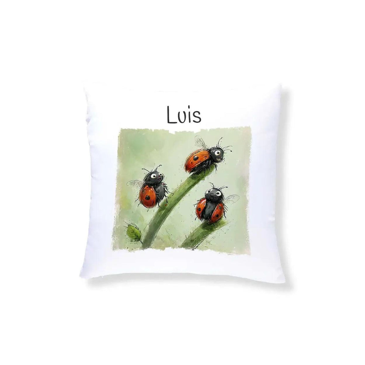 Kuschelkissen Kinder | Marienkäfertraum 40x40 cm - Druckerino